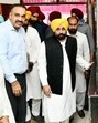 Chief minister Bhagwant Mann during an event in Sangrur on Wednesday. Chief minister Bhagwant Mann during an event in Sangrur on Wednesday.