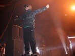 Mo Chara from Irish Hip Hop trio Kneecap performs onstage during the 2025 Coachella Valley Music and Arts Festival at Empire Polo Club on April 11, 2025 in Indio, California. (Photo by VALERIE MACON / AFP) Mo Chara from Irish Hip Hop trio Kneecap performs onstage during the 2025 Coachella Valley Music and Arts Festival at Empire Polo Club on April 11, 2025 in Indio, California. (Photo by VALERIE MACON / AFP)