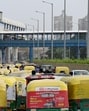 Last Friday, the situation boiled over when hundreds of passengers staged a spontaneous protest under the Metro station. The protest briefly disrupted traffic and highlighted growing frustration with both the fare hike and the lack of viable alternatives. (Sunil Ghosh/HT Photo)