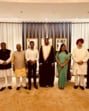 One of the all-party delegations in the UAE. (X) One of the all-party delegations in the UAE. (X)