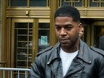 Rapper Kid Cudi leaves the federal court after appearing at the Sean "Diddy" Combs sex trafficking trial in New York City on May 22, 2025. Prosecutors trying the case of Sean "Diddy" Combs on Monday began questioning witnesses to his alleged pattern of violence including the music mogul's ex-girlfriend's one-time best friend. (Photo by TIMOTHY A. CLARY / AFP)