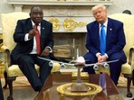 US President Donald Trump meets with South African president Cyril Ramaphosa US President Donald Trump meets with South African president Cyril Ramaphosa