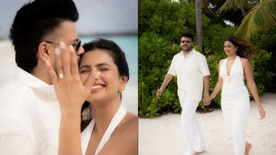 Aashna Hegde and Addy recently got engaged. Aashna Hegde and Addy recently got engaged.
