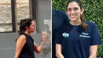 Shloka Ambani's sporty side has wowed social media users. (Screengrab (Instagram)) Shloka Ambani's sporty side has wowed social media users. (Screengrab (Instagram))