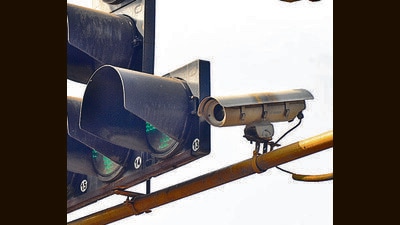 Challans issued for speeding and zebra crossing violations were 38,838 and 38,021 respectively. (HT File) Challans issued for speeding and zebra crossing violations were 38,838 and 38,021 respectively. (HT File)