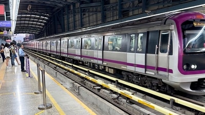 Bengaluru Metro to operate as usual on May 23. (X/@bykarthikreddy) Bengaluru Metro to operate as usual on May 23. (X/@bykarthikreddy)