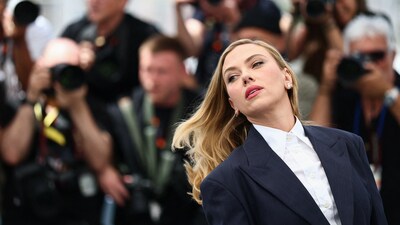 Director Scarlett Johansson poses during a photocall for the film "Eleanor the Great" in competition for the category Un Certain Regard at the 78th Cannes Film Festival in Cannes, France, May 21, 2025. REUTERS/Sarah Meyssonnier (REUTERS)