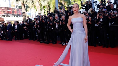 Scarlett Johansson poses for photographers upon arrival at the premiere of the film 'A Private Life' at the 78th international film festival, Cannes, southern France, Tuesday, May 20, 2025. (Photo by Joel C Ryan/Invision/AP) (Joel C Ryan/Invision/AP) Scarlett Johansson poses for photographers upon arrival at the premiere of the film 'A Private Life' at the 78th international film festival, Cannes, southern France, Tuesday, May 20, 2025. (Photo by Joel C Ryan/Invision/AP) (Joel C Ryan/Invision/AP)