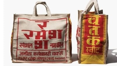 The 'Indian Souvenir Bag' by Puebco retails for $48 in the US The 'Indian Souvenir Bag' by Puebco retails for $48 in the US