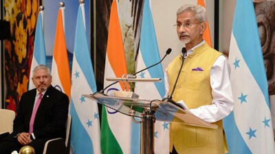 Union external affairs minister S Jaishankar during the inauguration of the Embassy of Honduras in New Delhi. (X/DrSJaishankar) Union external affairs minister S Jaishankar during the inauguration of the Embassy of Honduras in New Delhi. (X/DrSJaishankar)
