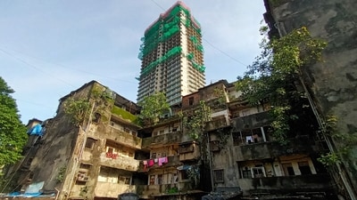 Mumbai monsoon update: The Maharashtra Housing and Area Development Authority (MHADA) has released a list of 96 residential buildings in South Mumbai that are deemed extremely dangerous and need immediate evacuation. (Picture for representational purposes only) (Mehul R Thakkar/HT) Mumbai monsoon update: The Maharashtra Housing and Area Development Authority (MHADA) has released a list of 96 residential buildings in South Mumbai that are deemed extremely dangerous and need immediate evacuation. (Picture for representational purposes only) (Mehul R Thakkar/HT)