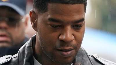 Rapper Kid Cudi arrives to testify for Sean "Diddy" Combs' sex trafficking and racketeering conspiracy trial at U.S. court in Manhattan, in New York City, U.S., May 22, 2025. REUTERS/David 'Dee' Delgado (REUTERS)