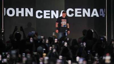 John Cena is introduced before his match against Cody Rhodes for the Undisputed WWE Championship during WrestleMania 41 (Getty Images via AFP) John Cena is introduced before his match against Cody Rhodes for the Undisputed WWE Championship during WrestleMania 41 (Getty Images via AFP)