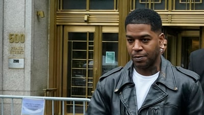 Rapper Kid Cudi leaves the federal court after appearing at the Sean "Diddy" Combs sex trafficking trial in New York City on May 22, 2025. Prosecutors trying the case of Sean "Diddy" Combs on Monday began questioning witnesses to his alleged pattern of violence including the music mogul's ex-girlfriend's one-time best friend. (Photo by TIMOTHY A. CLARY / AFP) (AFP) Rapper Kid Cudi leaves the federal court after appearing at the Sean "Diddy" Combs sex trafficking trial in New York City on May 22, 2025. Prosecutors trying the case of Sean "Diddy" Combs on Monday began questioning witnesses to his alleged pattern of violence including the music mogul's ex-girlfriend's one-time best friend. (Photo by TIMOTHY A. CLARY / AFP) (AFP)