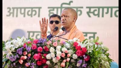 Uttar Pradesh CM Yogi Adityanath at an event marking International Biodiversity Day in Lucknow on May 22. (HT photo) Uttar Pradesh CM Yogi Adityanath at an event marking International Biodiversity Day in Lucknow on May 22. (HT photo)