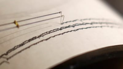 A working seismograph is shown in a display about earthquakes. (Reuters) A working seismograph is shown in a display about earthquakes. (Reuters)