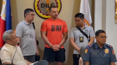 Vitaly Zdorovetskiy, a Russian-American YouTuber, is detained in the Philippines for disruptive behavior. (X/DILG) Vitaly Zdorovetskiy, a Russian-American YouTuber, is detained in the Philippines for disruptive behavior. (X/DILG)