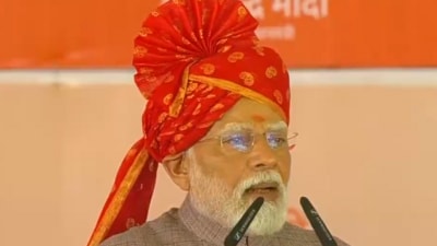 PM Modi, at Bikaner, said that Operation Sindoor is the new form of justice, the new form of India. (Screengrab/X/@ANI) PM Modi, at Bikaner, said that Operation Sindoor is the new form of justice, the new form of India. (Screengrab/X/@ANI)