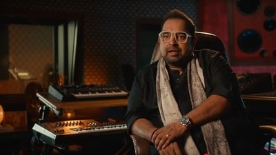 Shankar Mahadevan shared a sneak peek into his work on the AI-generated song Rubaro. Shankar Mahadevan shared a sneak peek into his work on the AI-generated song Rubaro.