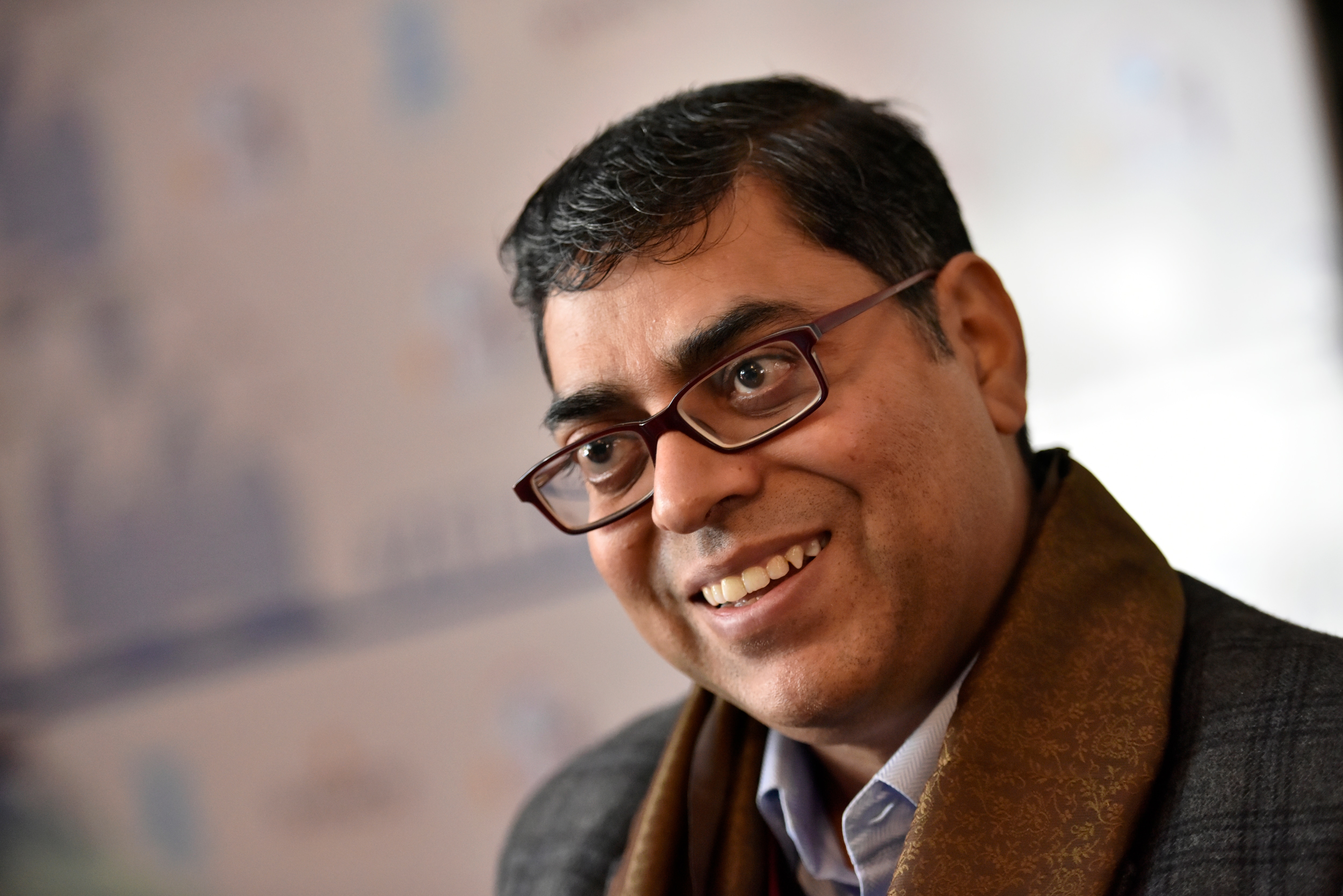 Ajay Navarai at the Jaipur Literature Fest in 2017 (Saumya Khandelwal/HT PHOTO) Ajay Navarai at the Jaipur Literature Fest in 2017 (Saumya Khandelwal/HT PHOTO)