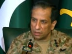 Pakistan Army's director general inter-services public relations (DG-ISPR) Lt Gen Ahmed Sharif addresses a press briefing amid India-Pak tensions. Pakistan Army's director general inter-services public relations (DG-ISPR) Lt Gen Ahmed Sharif addresses a press briefing amid India-Pak tensions.