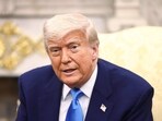US President Donald Trump in the Oval Office of the White House in Washington, DC, US, on Wednesday, May 21, 2025.