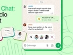 WhatsApp has a new voice chat feature for large groups. WhatsApp has a new voice chat feature for large groups.