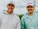 NFL legend Tom Brady lost to country singer Morgan Wallen in a friendly golf match. B NFL legend Tom Brady lost to country singer Morgan Wallen in a friendly golf match. B