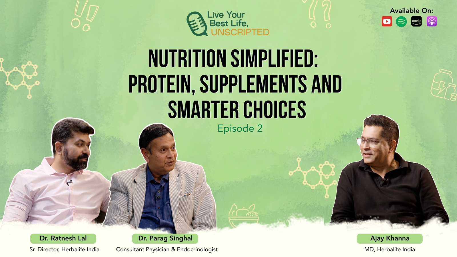 Herbalife India’s Latest Podcast with Dr. Parag Singhal and Dr ...