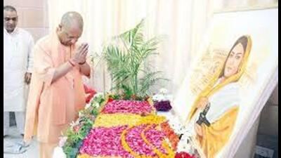 At an event recently, U.P. CM Yogi Adityanath hailed the Maratha queen as the very epitome of “dharma, justice and national duty. (HT file) At an event recently, U.P. CM Yogi Adityanath hailed the Maratha queen as the very epitome of “dharma, justice and national duty. (HT file)