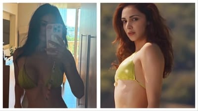 Disha Patani posted a picture in bikini on Instagram, Disha Patani posted a picture in bikini on Instagram,