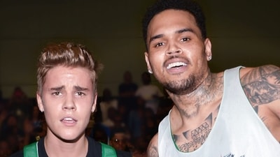 Justin Bieber and Chris Brown