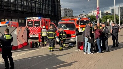 Three victims are believed to be in critical condition, according to Reuters. (AFP)