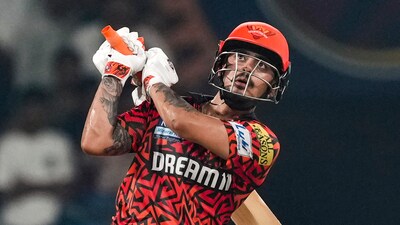 Ishan Kishan top-scored for SRH against RCB with 94 runs (PTI) Ishan Kishan top-scored for SRH against RCB with 94 runs (PTI)