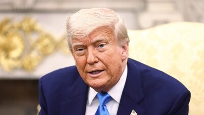 US President Donald Trump in the Oval Office of the White House in Washington, DC, US, on Wednesday, May 21, 2025. (Bloomberg) US President Donald Trump in the Oval Office of the White House in Washington, DC, US, on Wednesday, May 21, 2025. (Bloomberg)