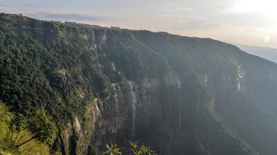 The Seven Sisters Falls in Cherrapunji, Meghalaya. (AFP Photo)