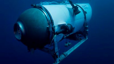 The Titan submersible, which was headed to the Titanic shipwreck in the North Atlantic sea, imploded during its journey in 2023. (AP) The Titan submersible, which was headed to the Titanic shipwreck in the North Atlantic sea, imploded during its journey in 2023. (AP)