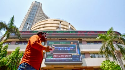 Elevated yields and expectations of Trump's new tax cut bill adding trillions of dollars to US debt prompted investors to offload holdings in emerging markets on Thursday. (PTI file) Elevated yields and expectations of Trump's new tax cut bill adding trillions of dollars to US debt prompted investors to offload holdings in emerging markets on Thursday. (PTI file)