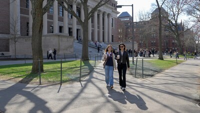 Trump is furious at Harvard -- which has produced 162 Nobel prize winners -- for rejecting his demand that it submit to oversight on admissions and hiring over his claims that it is a hotbed of anti-Semitism and "woke" liberal ideology. (REUTERS)