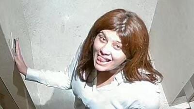 When police checked Monday’s CCTV footage from Galaxy Apartments, Isha Chabra was seen deliberately looking into the camera and making teasing gestures When police checked Monday’s CCTV footage from Galaxy Apartments, Isha Chabra was seen deliberately looking into the camera and making teasing gestures