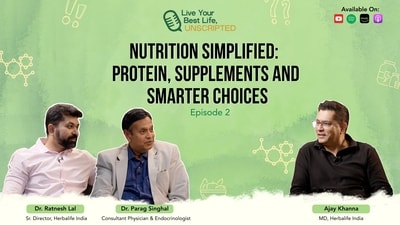 Herbalife India’s Latest Podcast with Dr. Parag Singhal and Dr. Ratnesh Lal Simplifies the Science of Everyday Nutrition Herbalife India’s Latest Podcast with Dr. Parag Singhal and Dr. Ratnesh Lal Simplifies the Science of Everyday Nutrition