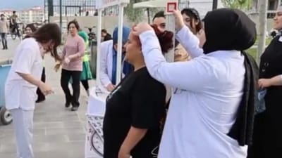 The campaign, run under the slogan “know your weight, live healthy,” (X/@Adalet82_82) The campaign, run under the slogan “know your weight, live healthy,” (X/@Adalet82_82)