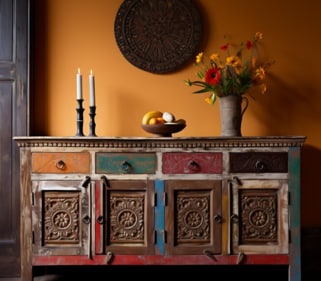 Gen Z favour hand-painted consoles, velvet upholstered diwans, and even classic four-poster beds. (Freepik) Gen Z favour hand-painted consoles, velvet upholstered diwans, and even classic four-poster beds. (Freepik)