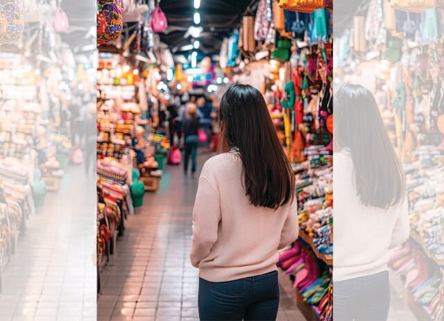 Browsing through bazaars is your jam, but not your partner’s? Just do your own thing and join them later. (ADOBE STOCK) Browsing through bazaars is your jam, but not your partner’s? Just do your own thing and join them later. (ADOBE STOCK)