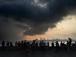Dark clouds over Mumbai as heavy rain is expected in the city