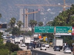 Traffic congestion is experienced ahead of the Memorial Day holiday weekend on the U.S. Highway 101 in Los Angeles on Friday, May 23, 2025. Traffic congestion is experienced ahead of the Memorial Day holiday weekend on the U.S. Highway 101 in Los Angeles on Friday, May 23, 2025.