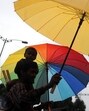 The orange alert indicating extremely heavy rainfall on May 24 was revised to a yellow alert by the India Meteorological Department (IMD) on Friday. ( photo Mahendra Kolhe/ HT)