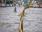 During the inspection  the officials visited four key flood-prone locations.