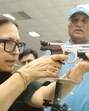 Vice-chancellor Renu Vig during the inauguration of electronic scoring system at the Captain Vikram Batra Shooring Range on Panjab University campus. (Keshav Singh/Hindustan Times) Vice-chancellor Renu Vig during the inauguration of electronic scoring system at the Captain Vikram Batra Shooring Range on Panjab University campus. (Keshav Singh/Hindustan Times)
