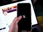 The X logo on a smartphone arranged in Germantown, New York, US, on Thursday, April 24, 2025. The X logo on a smartphone arranged in Germantown, New York, US, on Thursday, April 24, 2025.